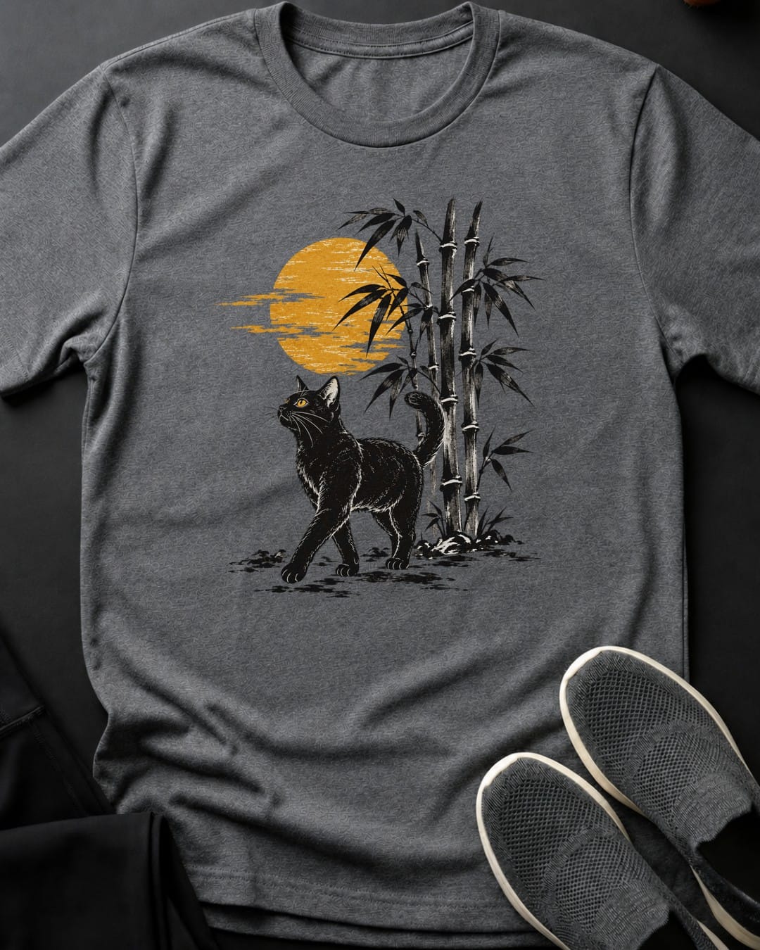 Bamboo Stroll Tee in Graphite Heather