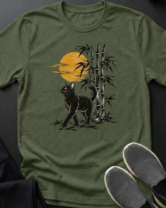 Bamboo Stroll Tee in Military Green