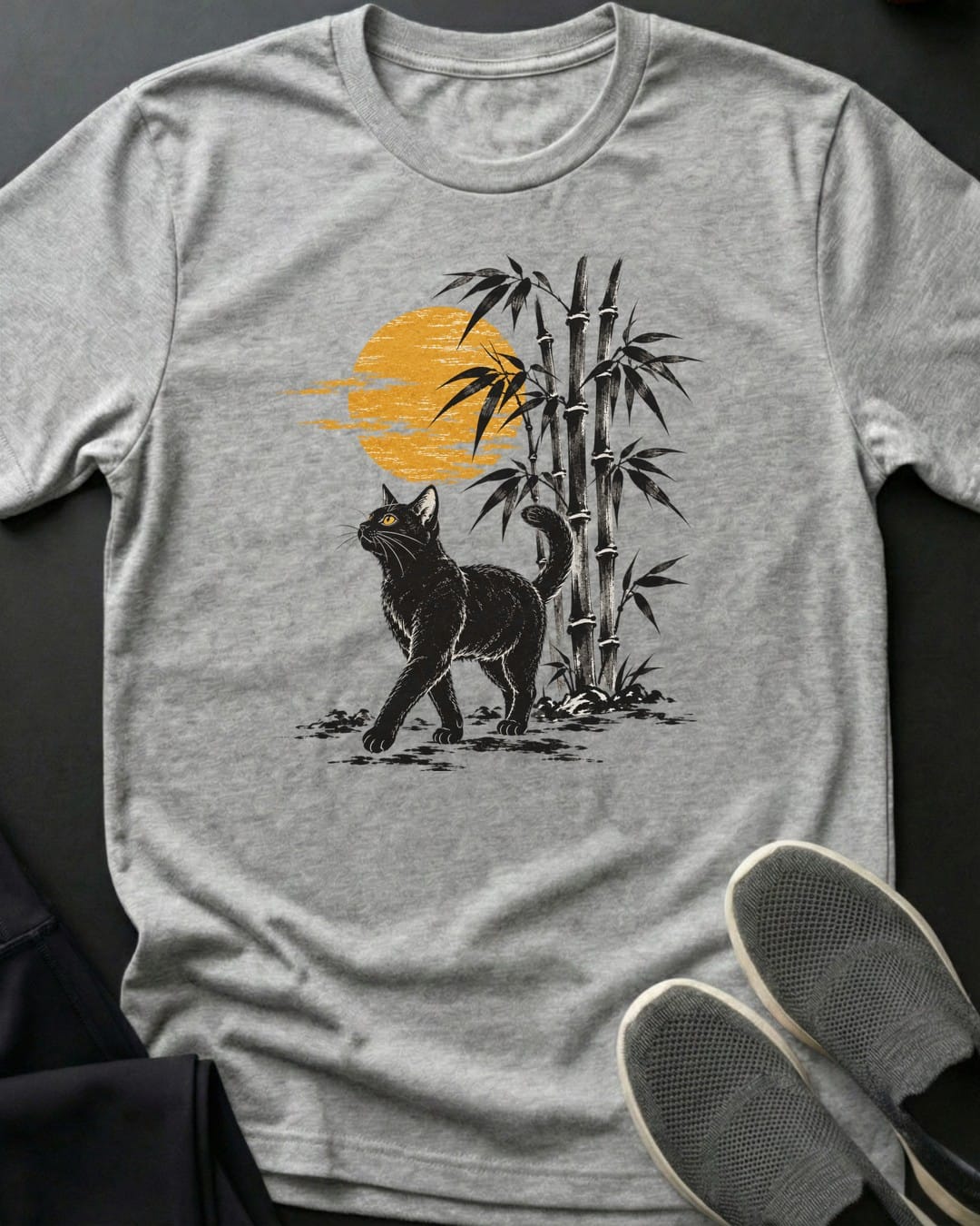 Bamboo Stroll Tee in Sport Grey