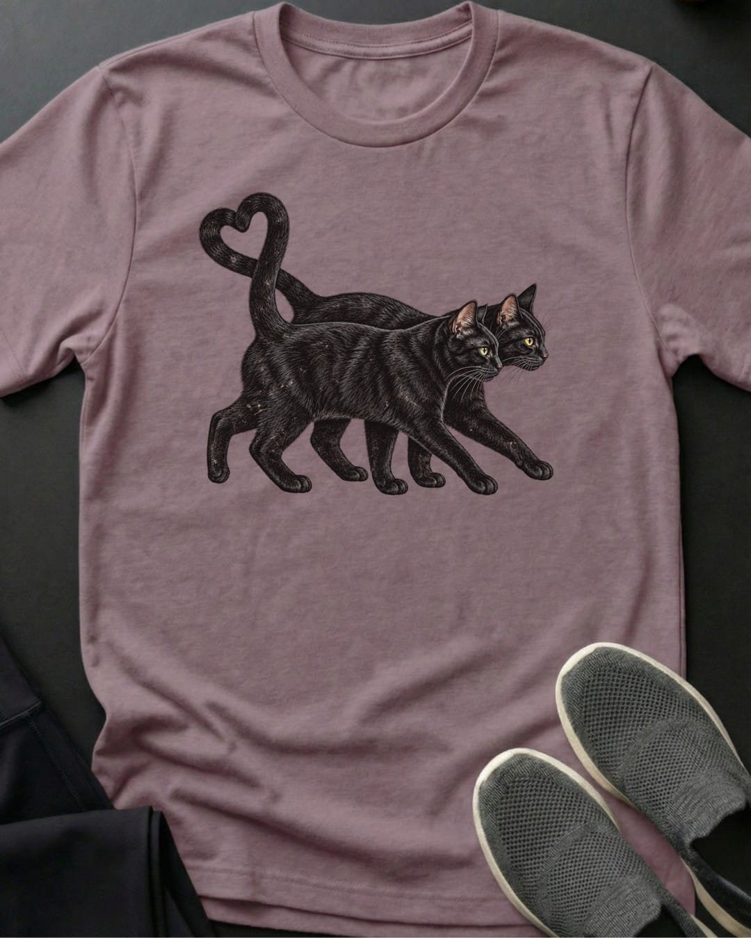 Black Cats True Love Tee in Paragon