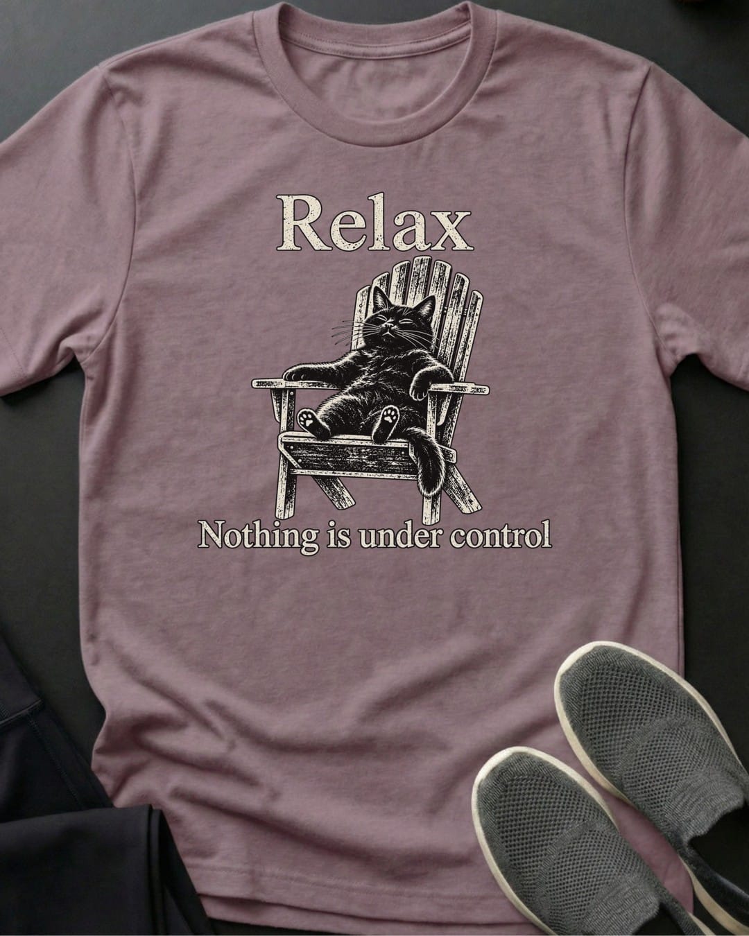 Nothing Is Under Control Tee in Paragon