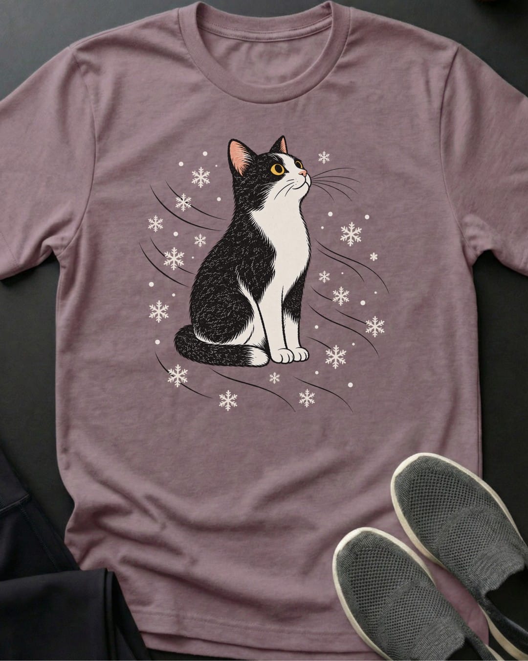 Tuxedo Snowfall Tee in Paragon