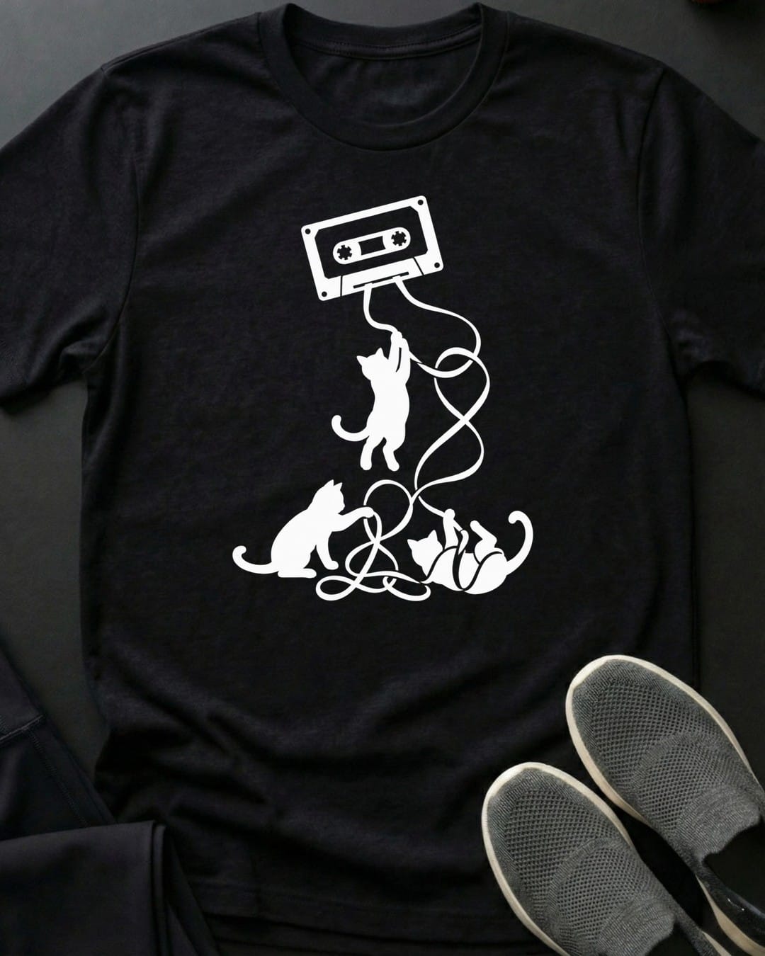 Mixtape Mischief Tee in Black