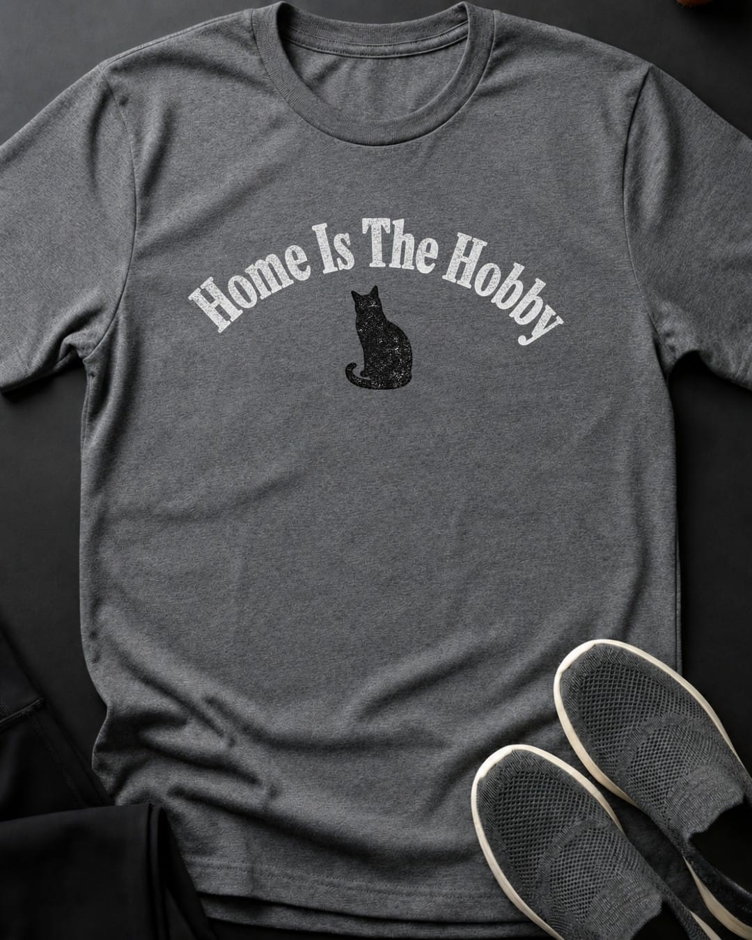 Home Is The Hobby Tee in Graphite Heather