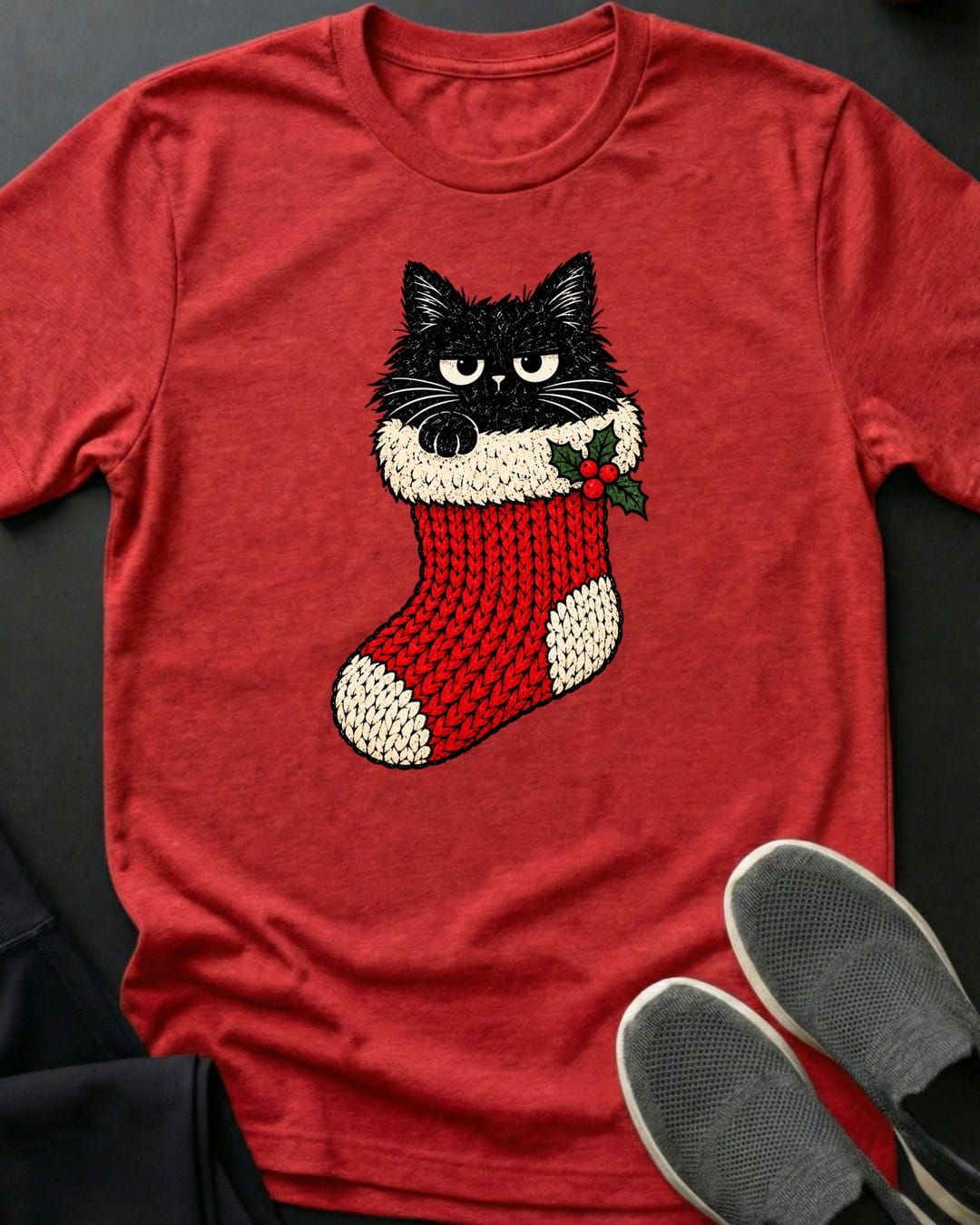 Stocking Stuffer Tee in Red