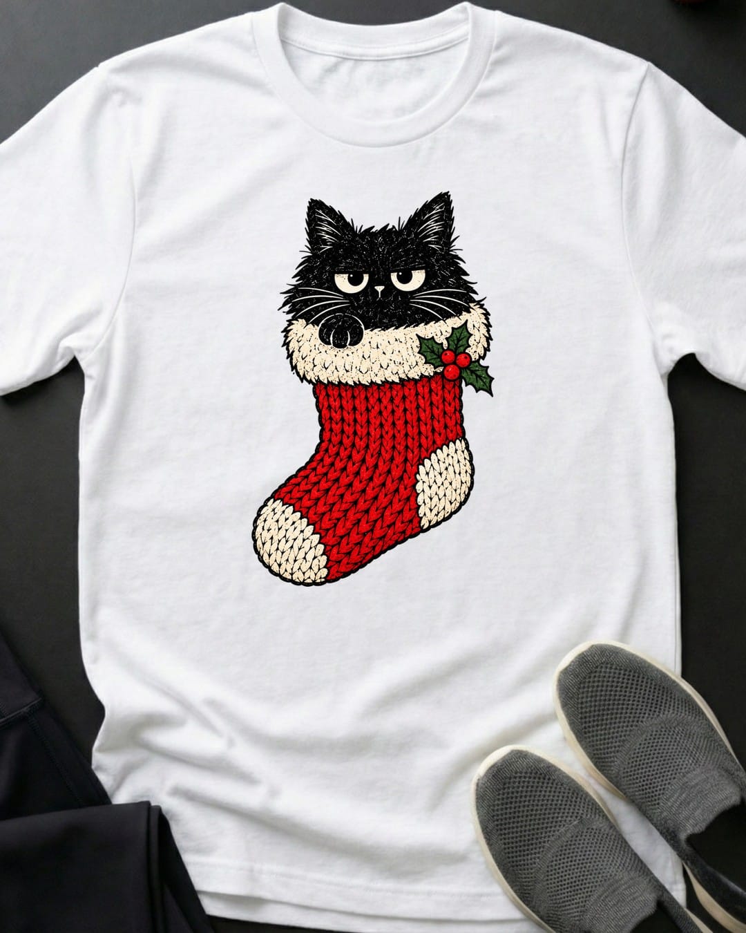 Stocking Stuffer Tee in White