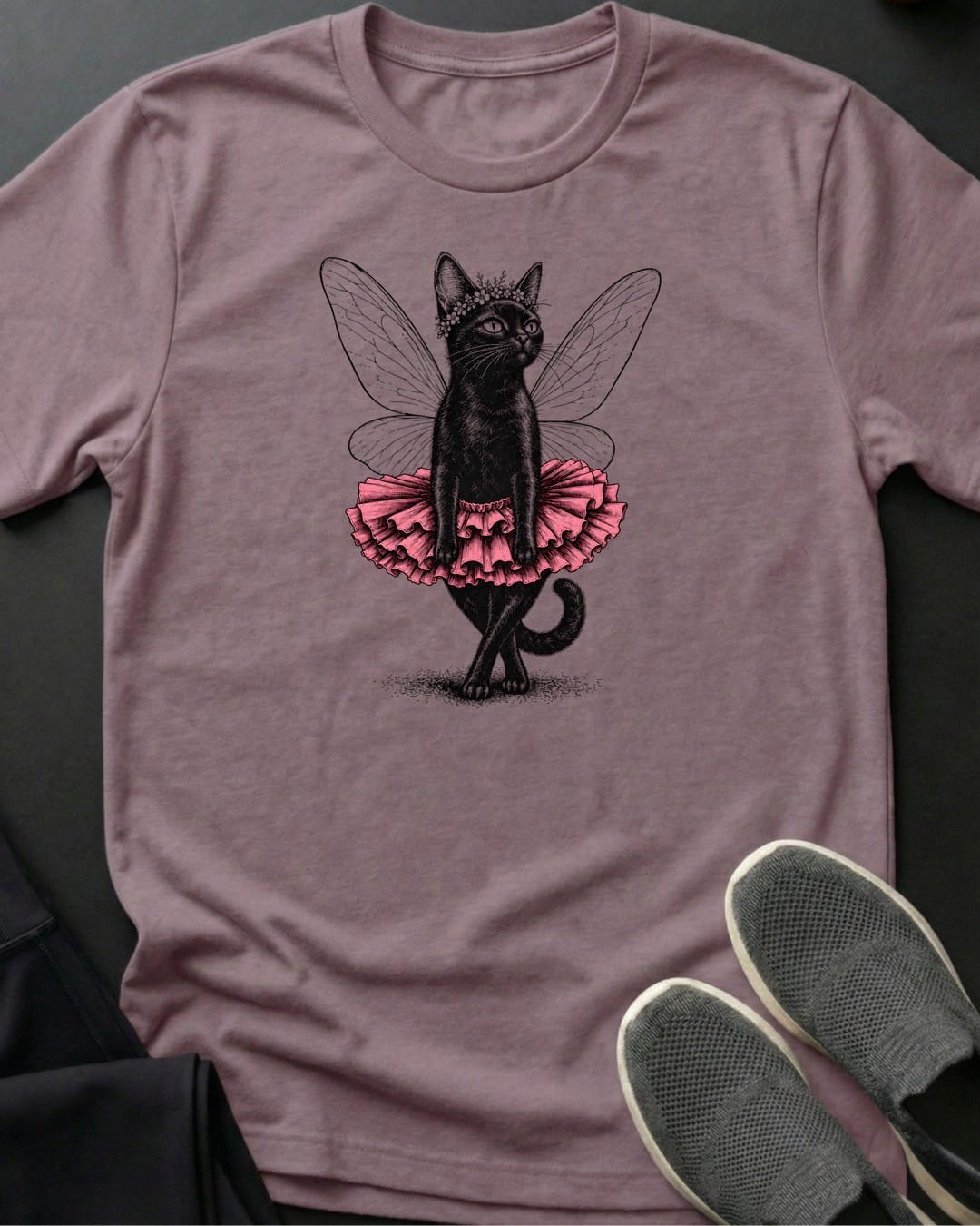 Sugar Plum Kitty Tee in Paragon