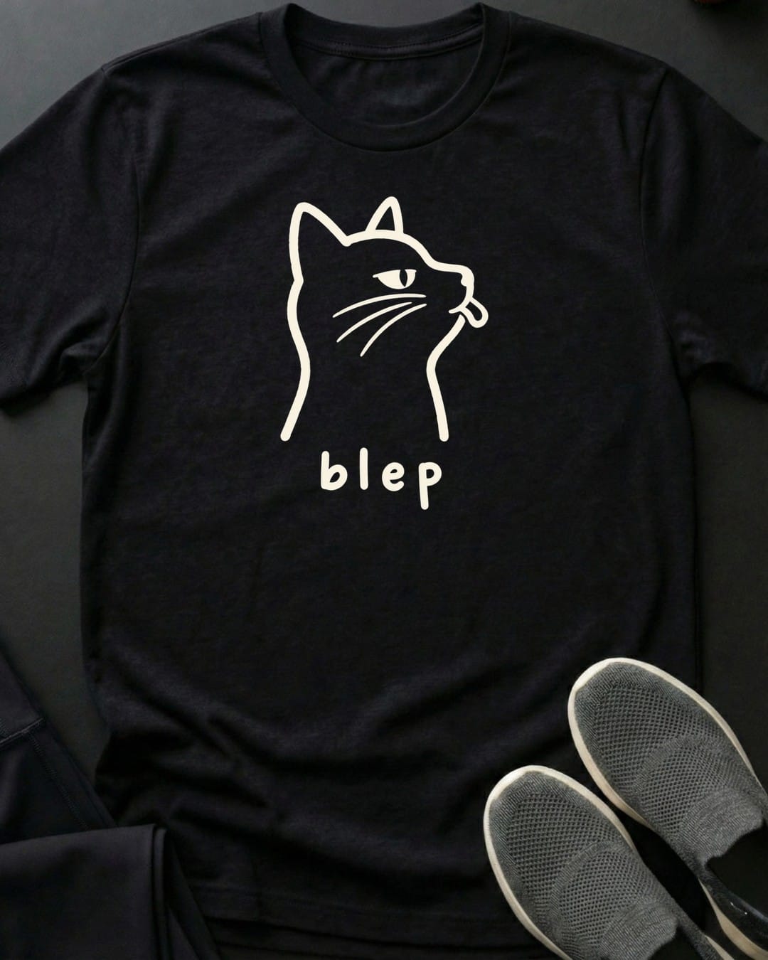 Blep Happens Tee in Black