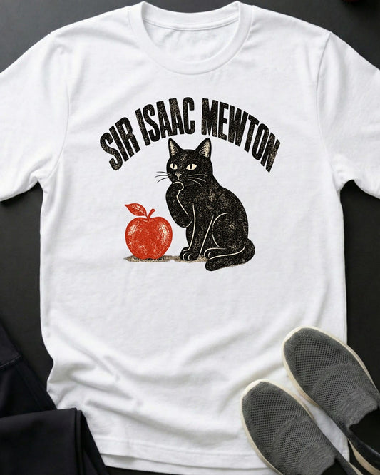 Mewton's Law Tee in White