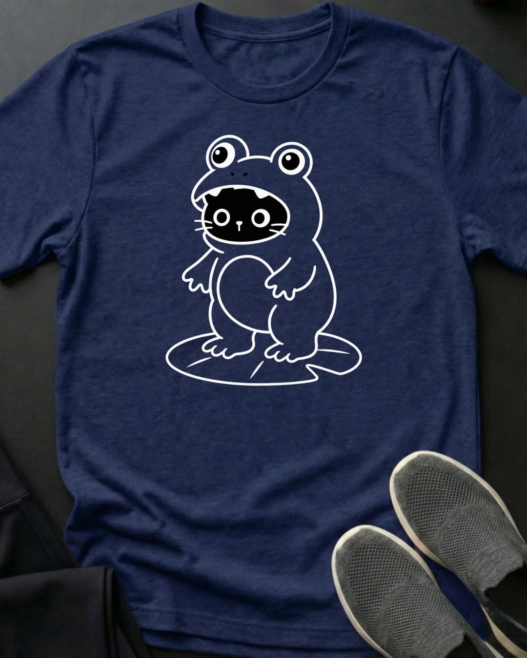 Undercover Frog Tee in Navy