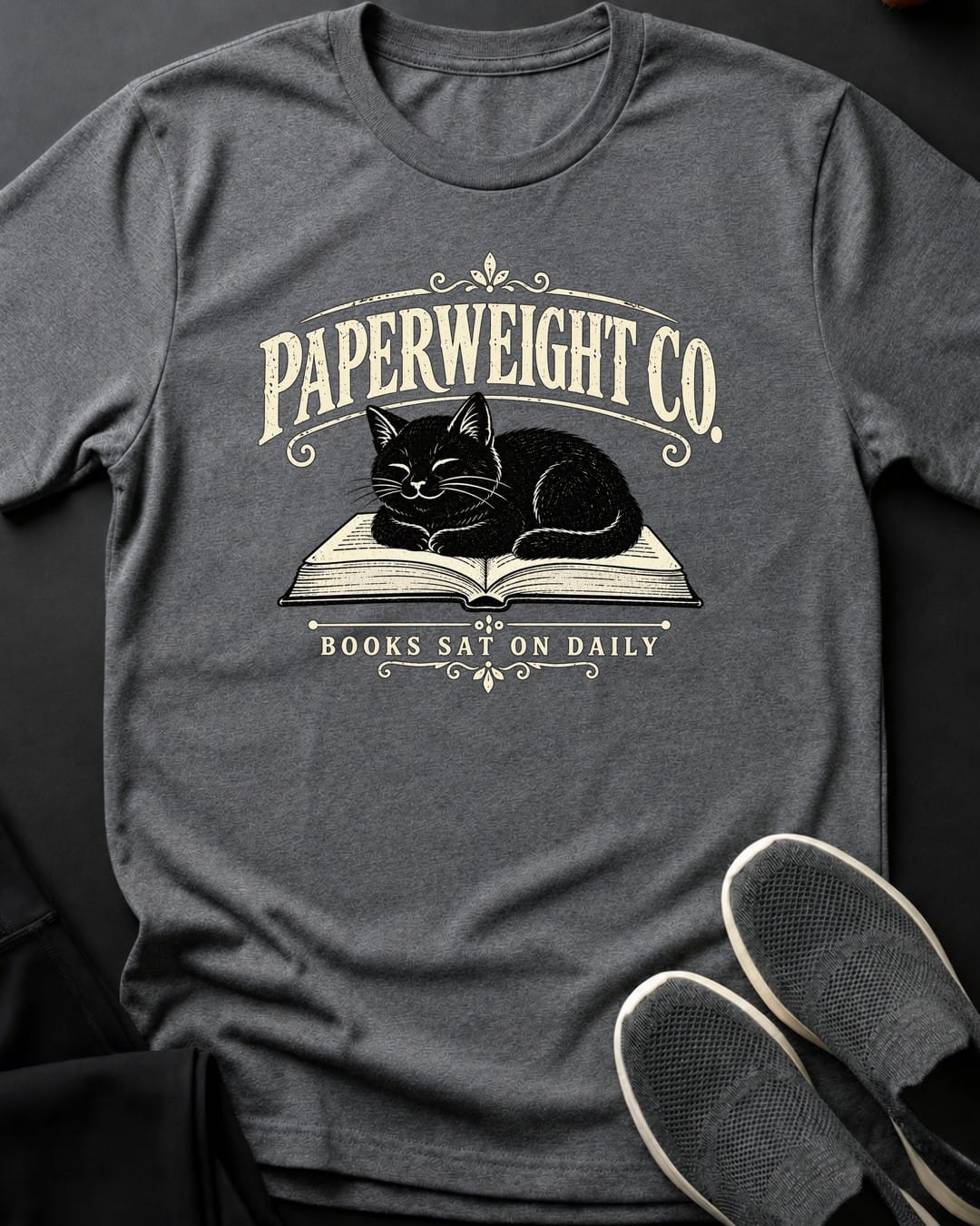 Paperweight Co. Tee in Graphite Heather