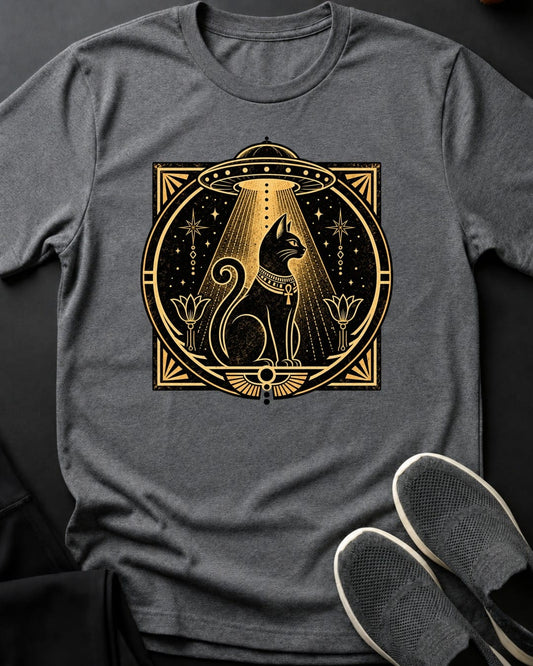 Ancient Visitor Tee in Graphite Heather