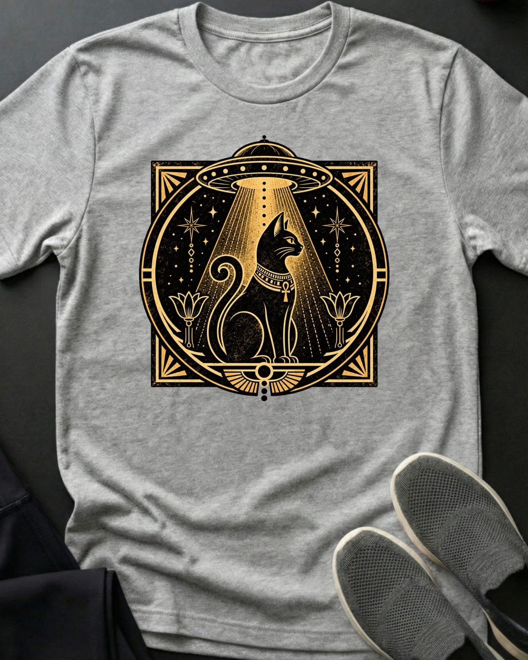 Ancient Visitor Tee in Sport Grey