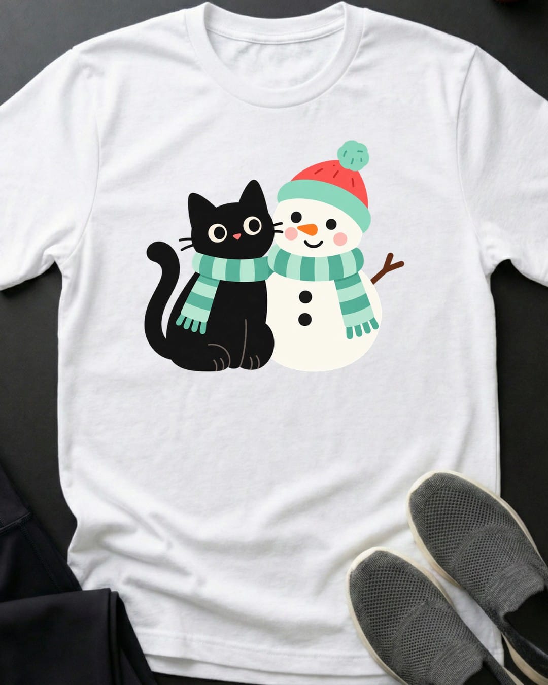 Snow Buddies Tee in White