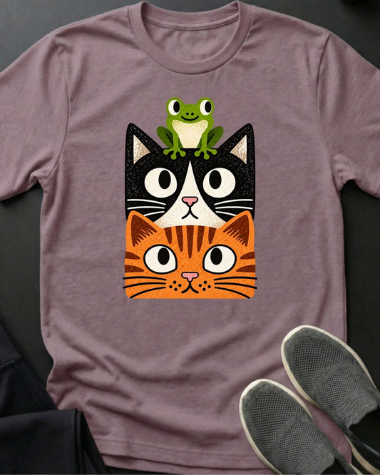 Frog On Top Stack Tee in Paragon