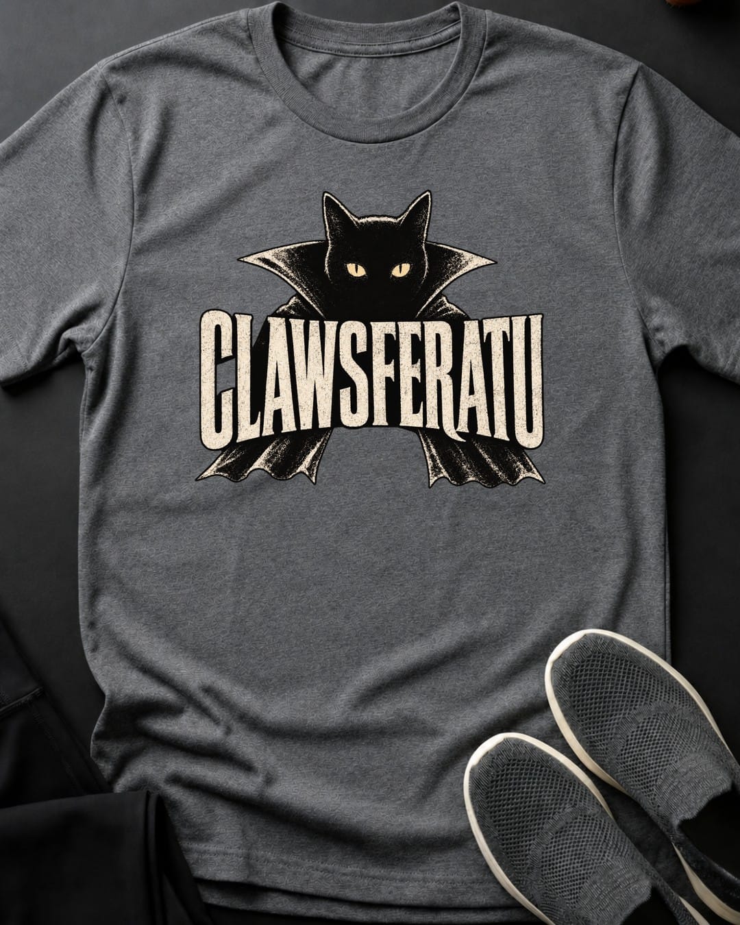 Clawsferatu Tee in Graphite Heather