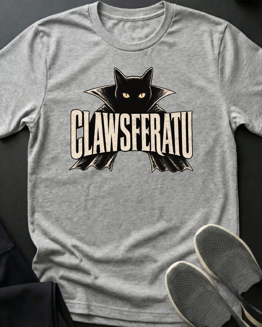 Clawsferatu Tee in Sport Grey