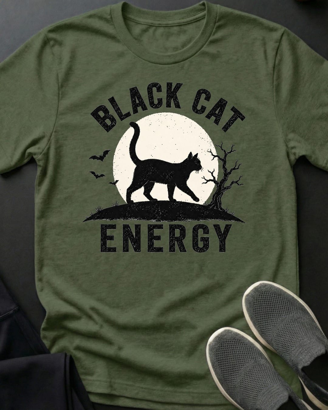 Black Cat Energy Tee