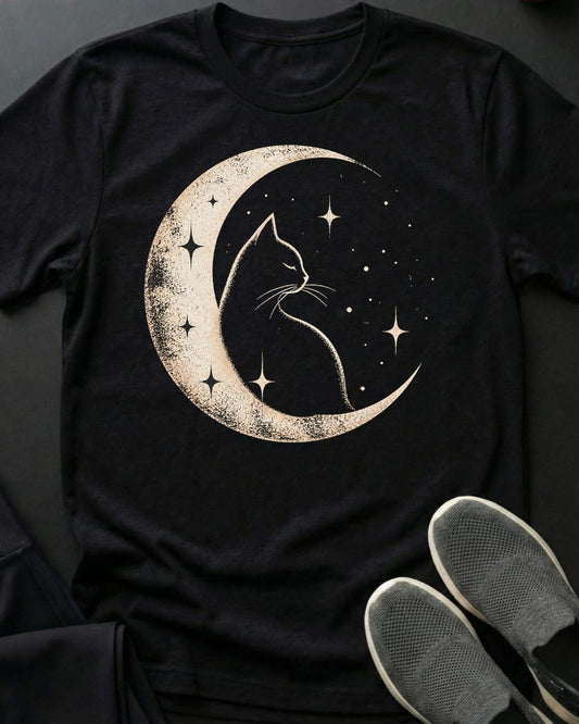 Moonlit Cat Tee