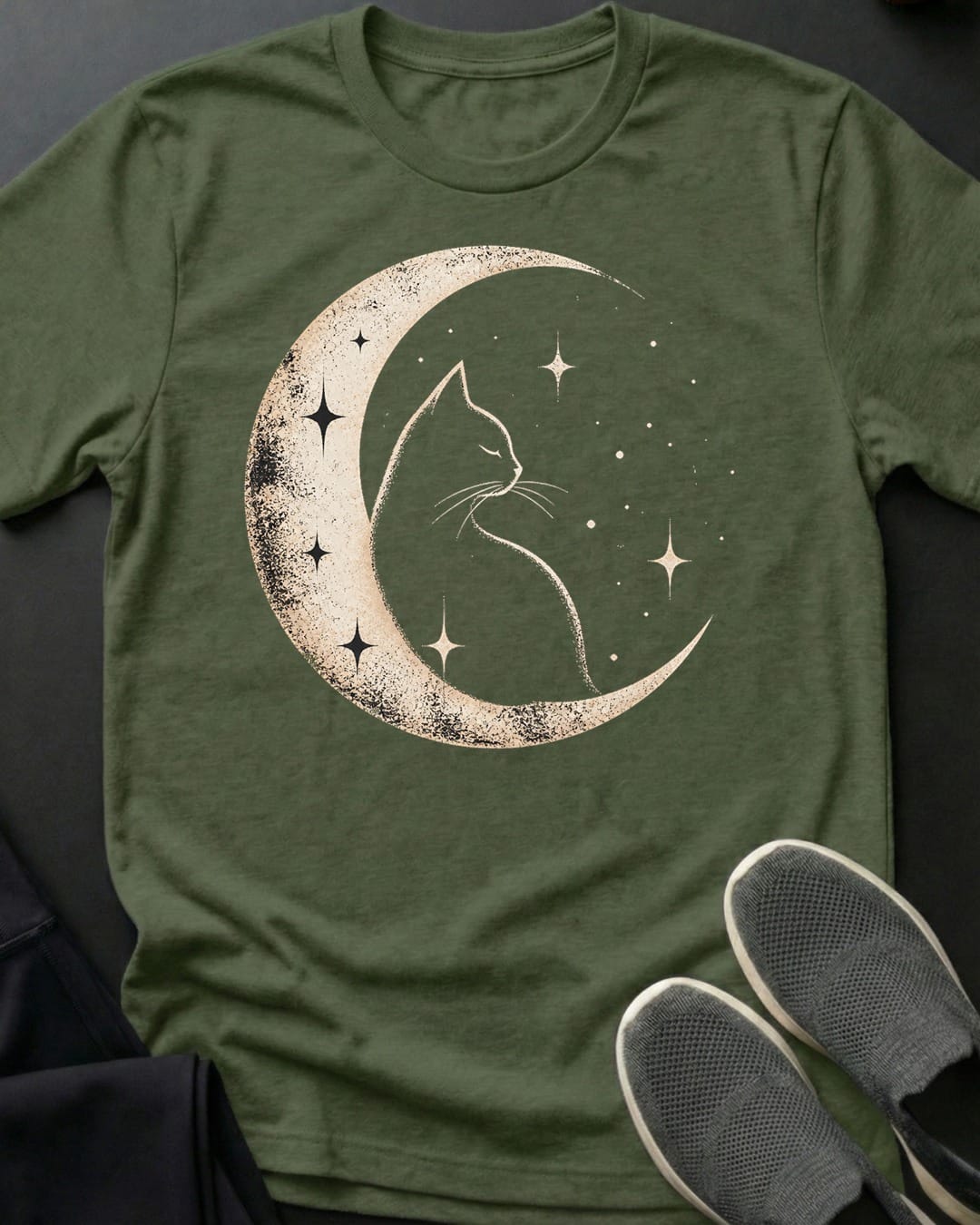 Moonlit Cat Tee