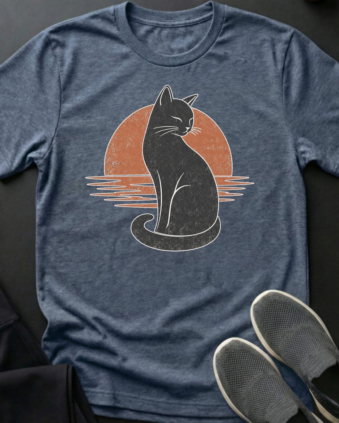 Sunset Cat Tee