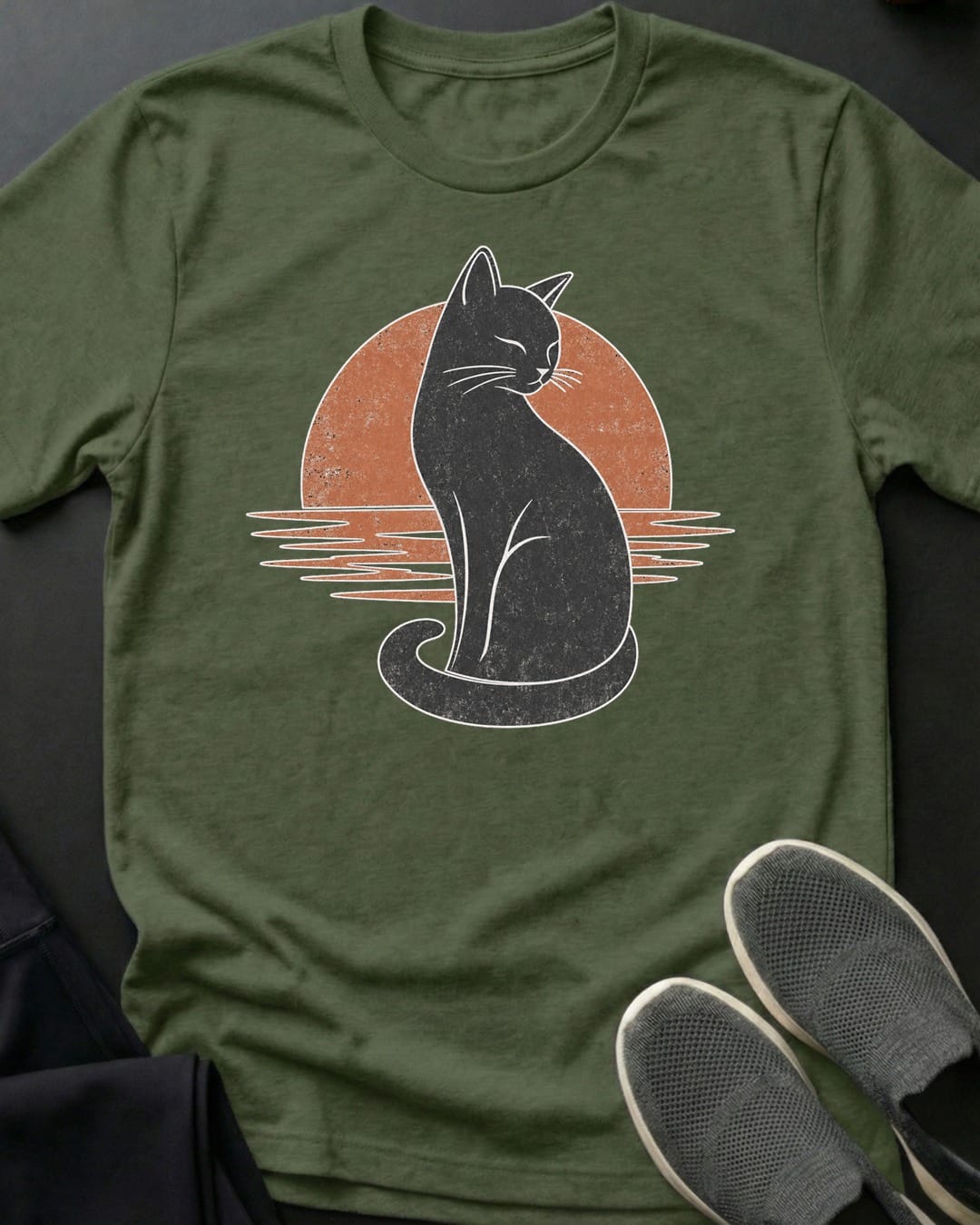 Sunset Cat Tee