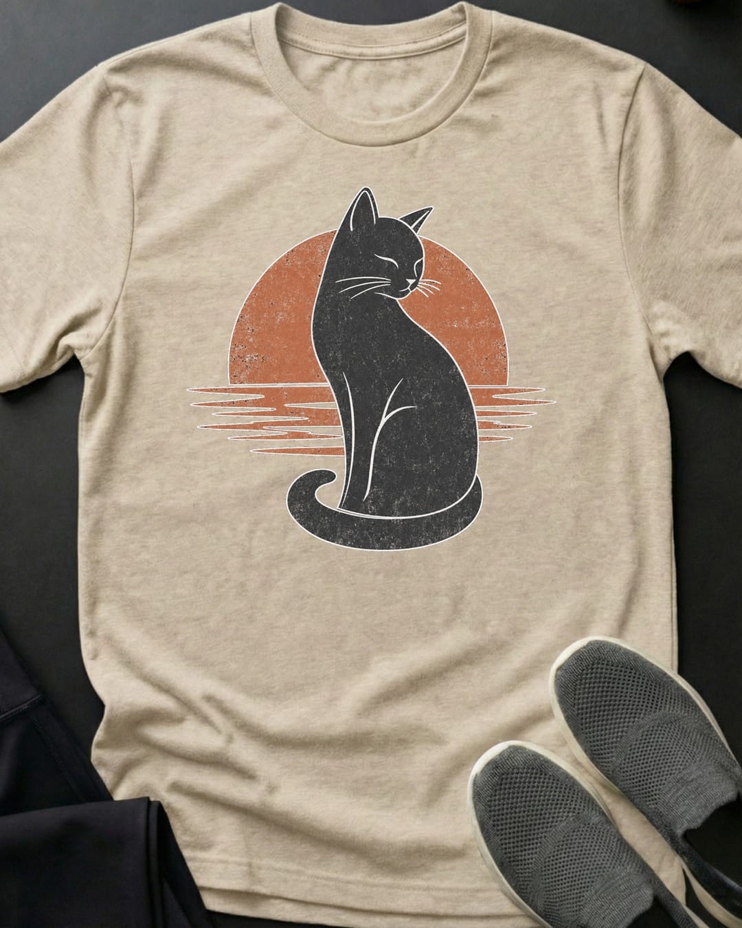 Sunset Cat Tee