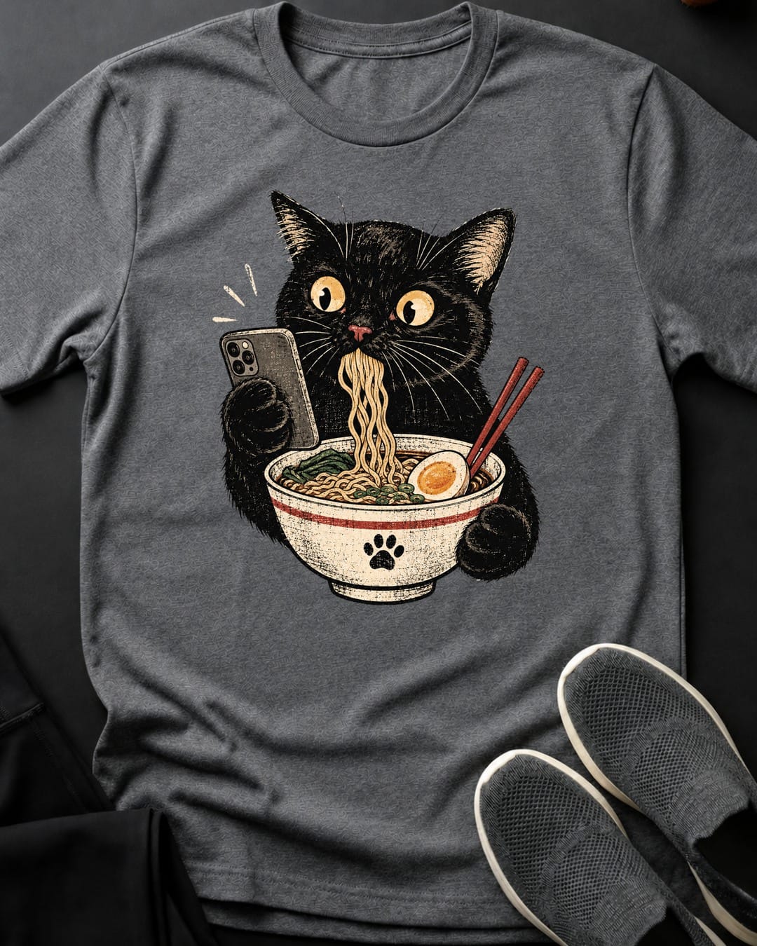 Scrolling And Ramen Tee