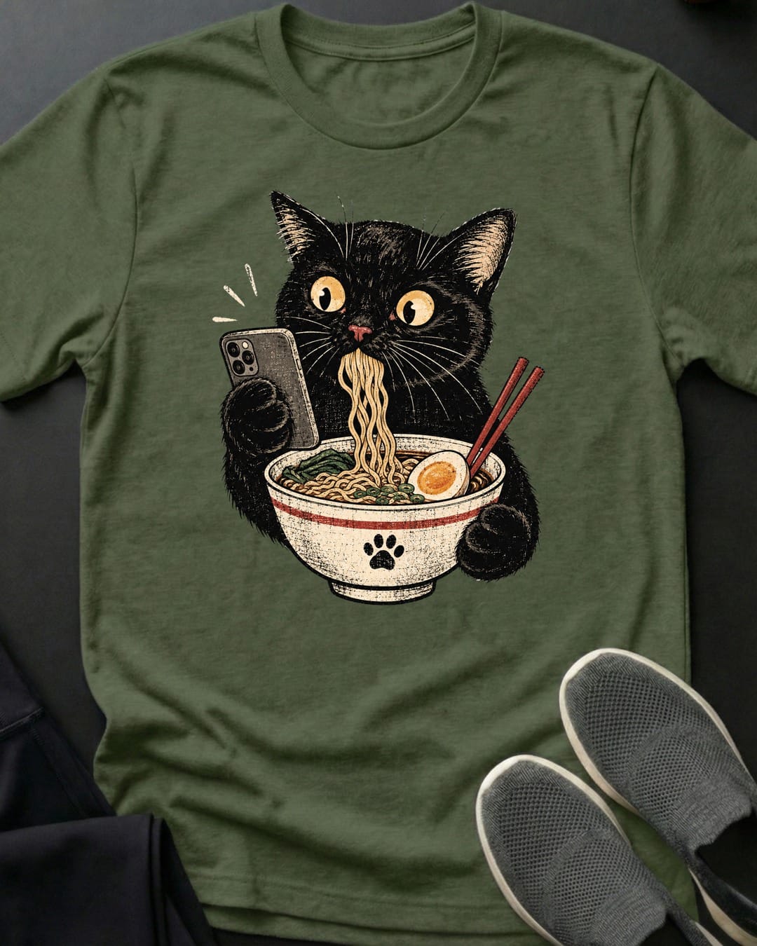 Scrolling And Ramen Tee