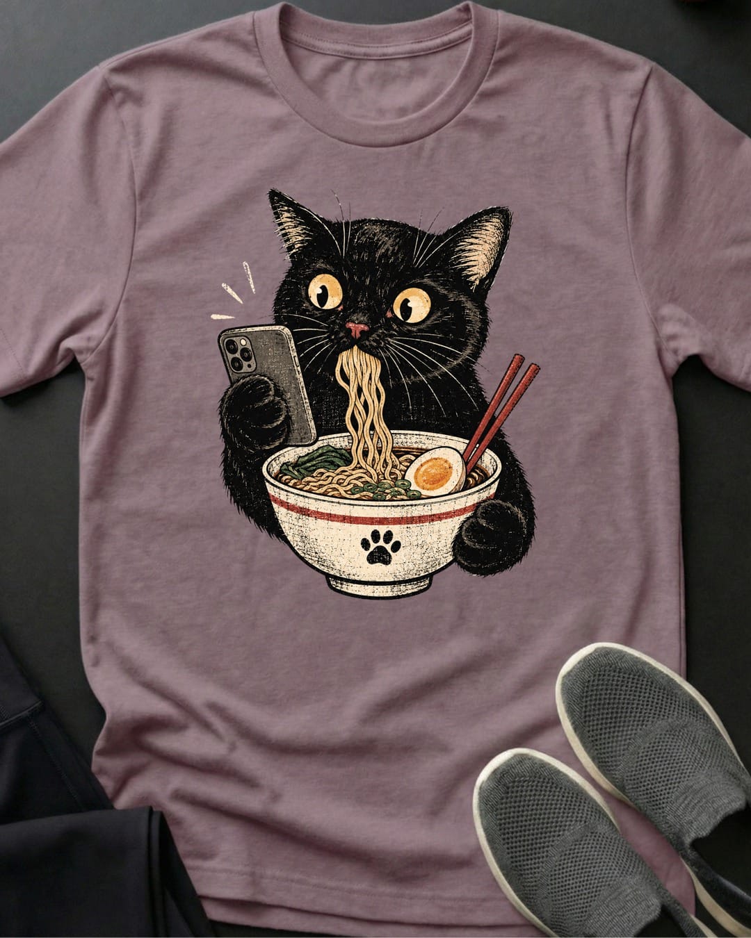 Scrolling And Ramen Tee