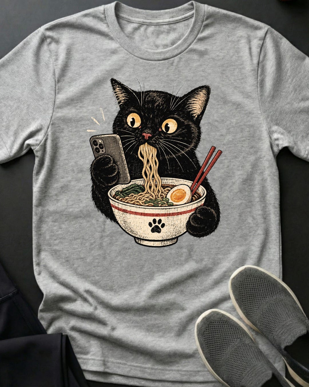 Scrolling And Ramen Tee
