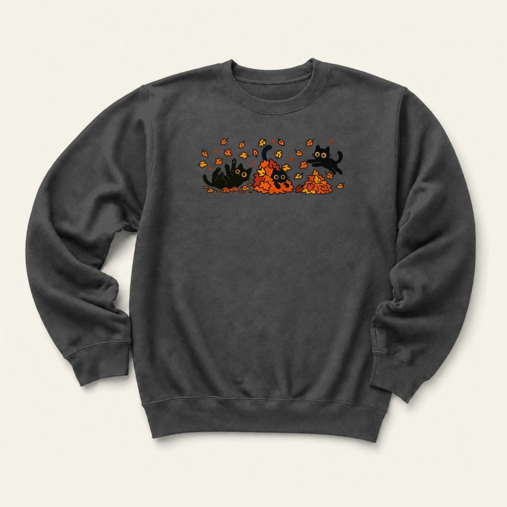 Autumn Zoomies Sweatshirt in Dark Heather
