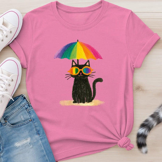RAINBOW UNBRELLA T-SHIRT