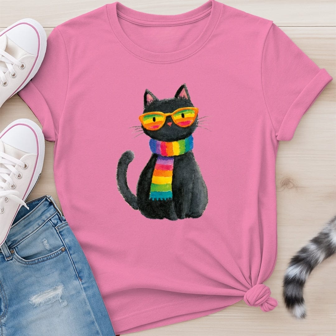 COLORFUL CAT T-SHIRT