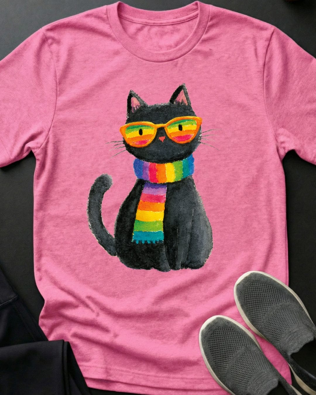 Colorful Cat Tee