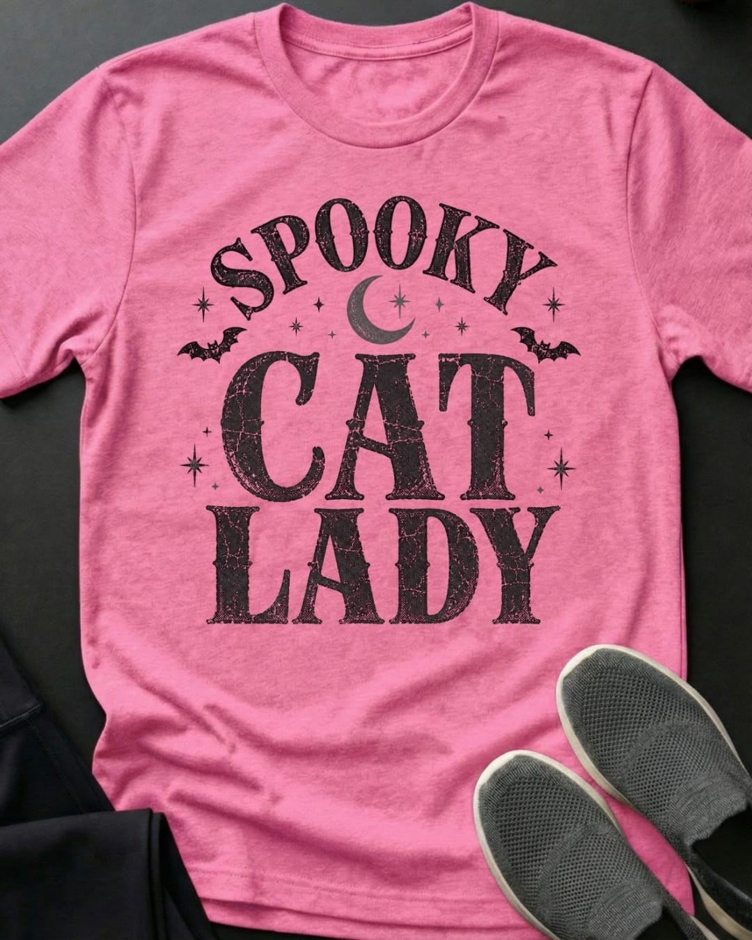 Spooky Cat Lady Tee