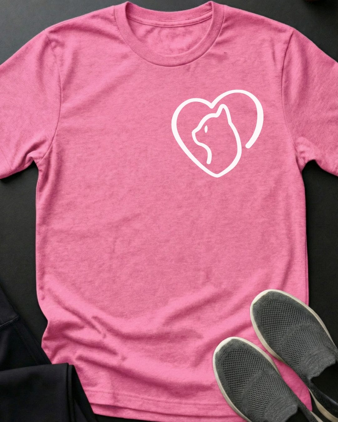 Kitty Heart Doodle Tee