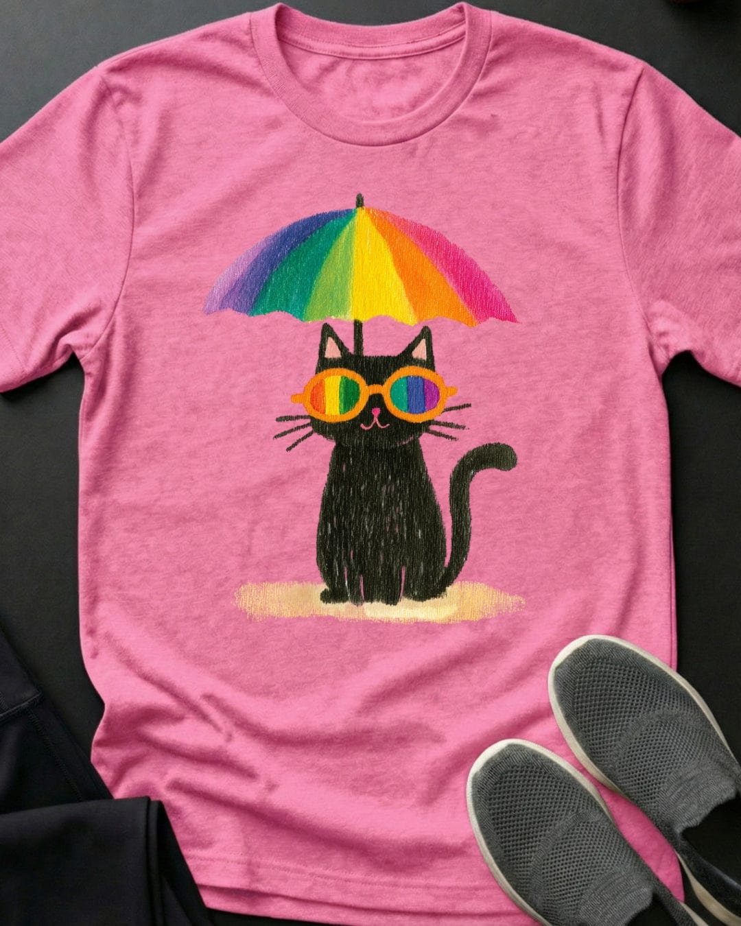 Rainbow Umbrella Tee