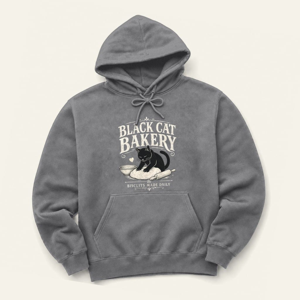 BC Bakery Hoodie in Graphite Heather