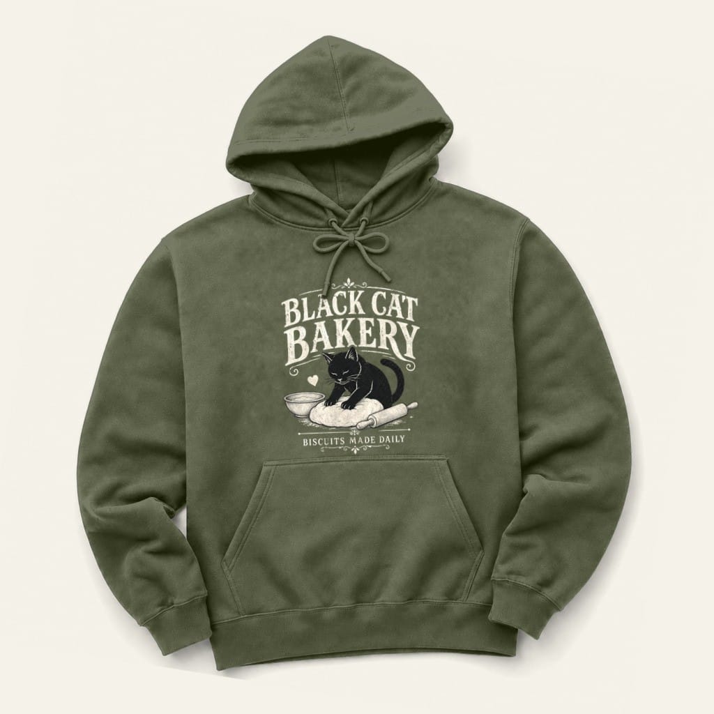 BC Bakery Hoodie in Military Green