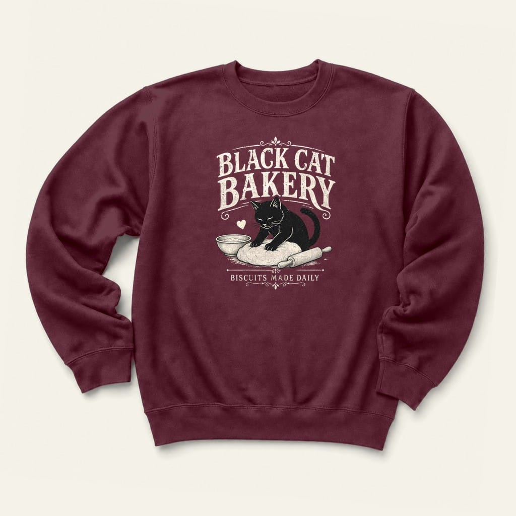 BC Bakery Sweatshirt in Maroon