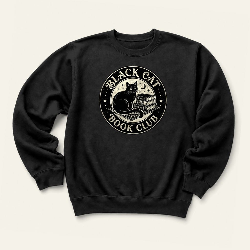 BC Book Club Sweatshirt in Black
