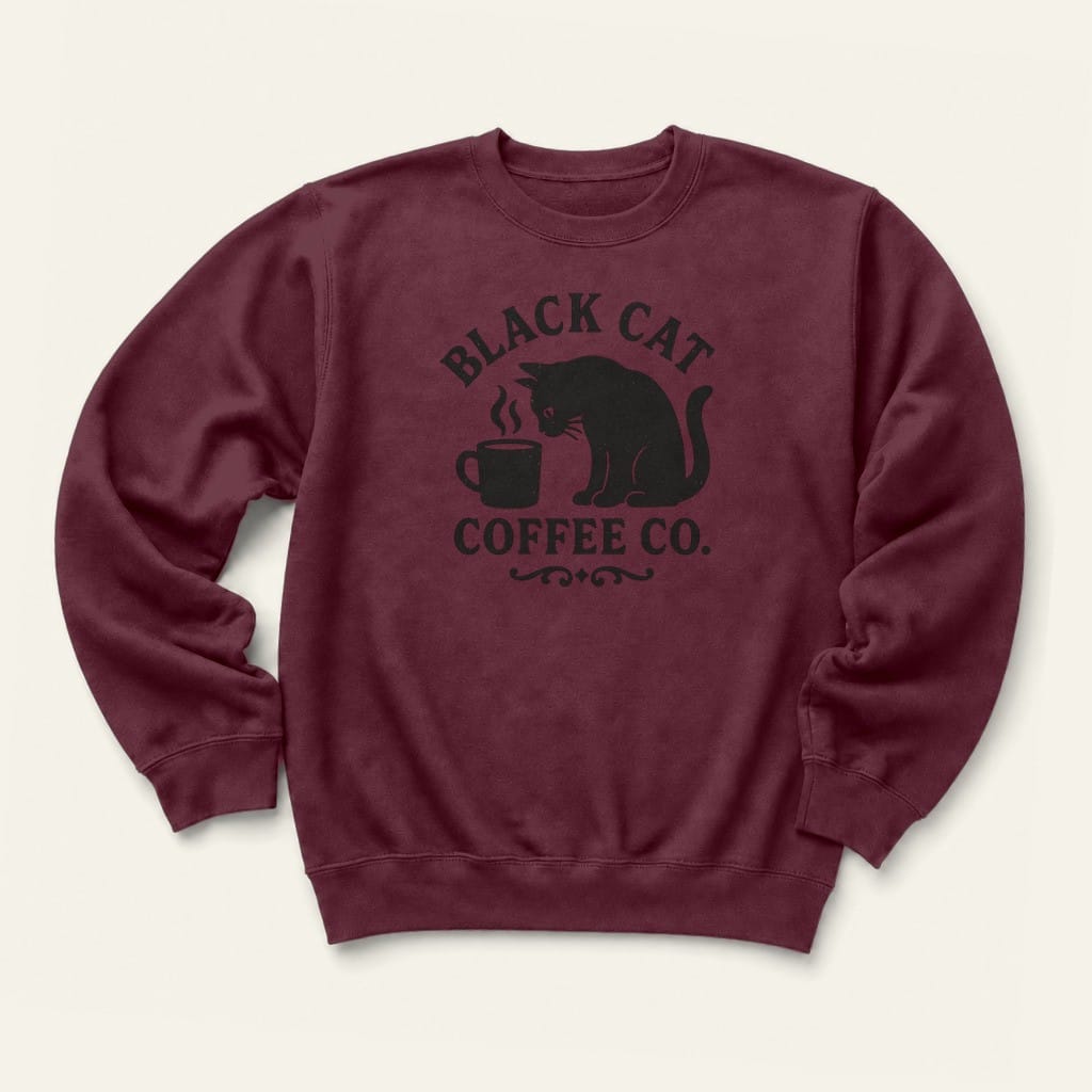 BC Coffee Co Sweatshirt in Maroon