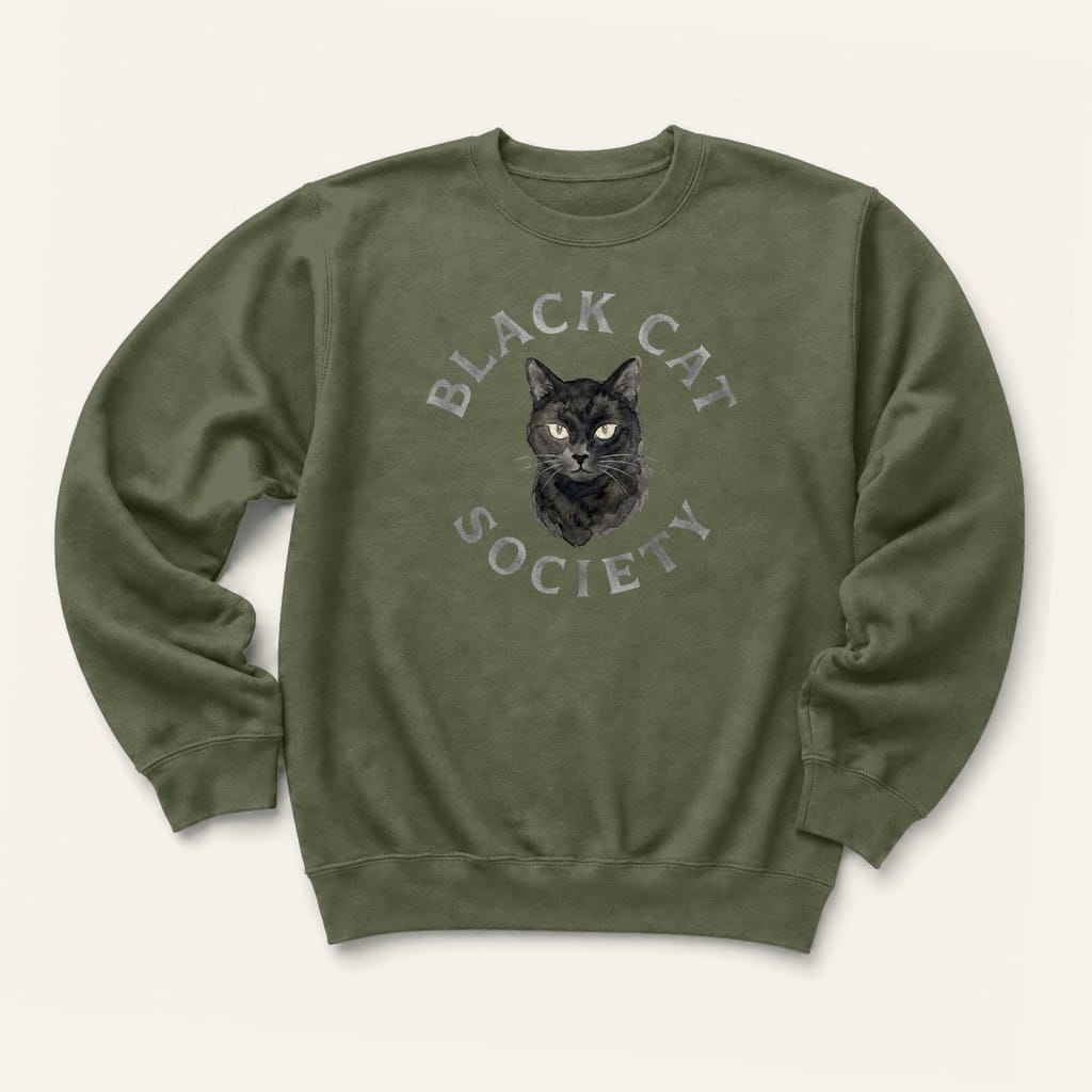 BCS Watercolor Sweatshirt in Military Green