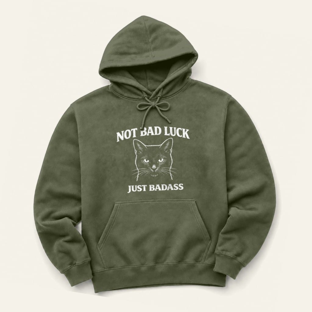 Badass Hoodie in Military Green