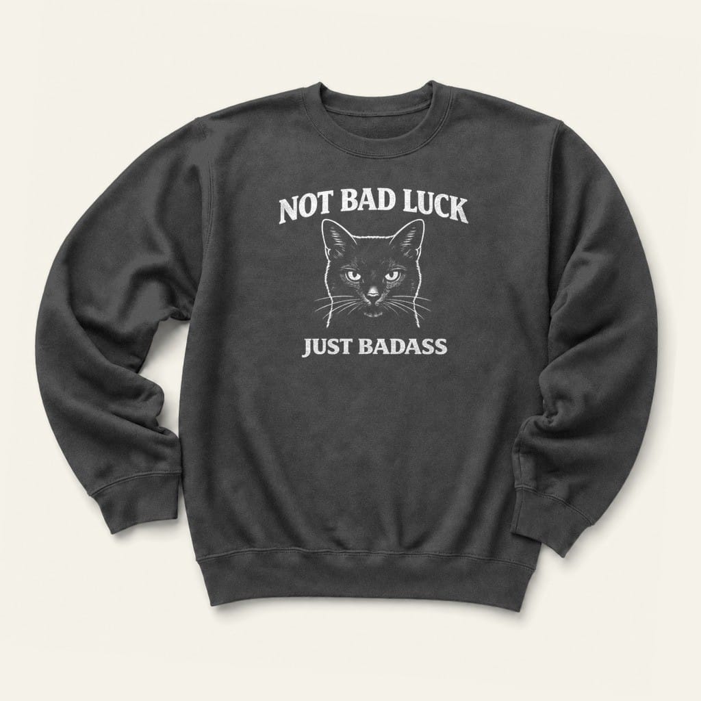 Badass Sweatshirt in Dark Heather