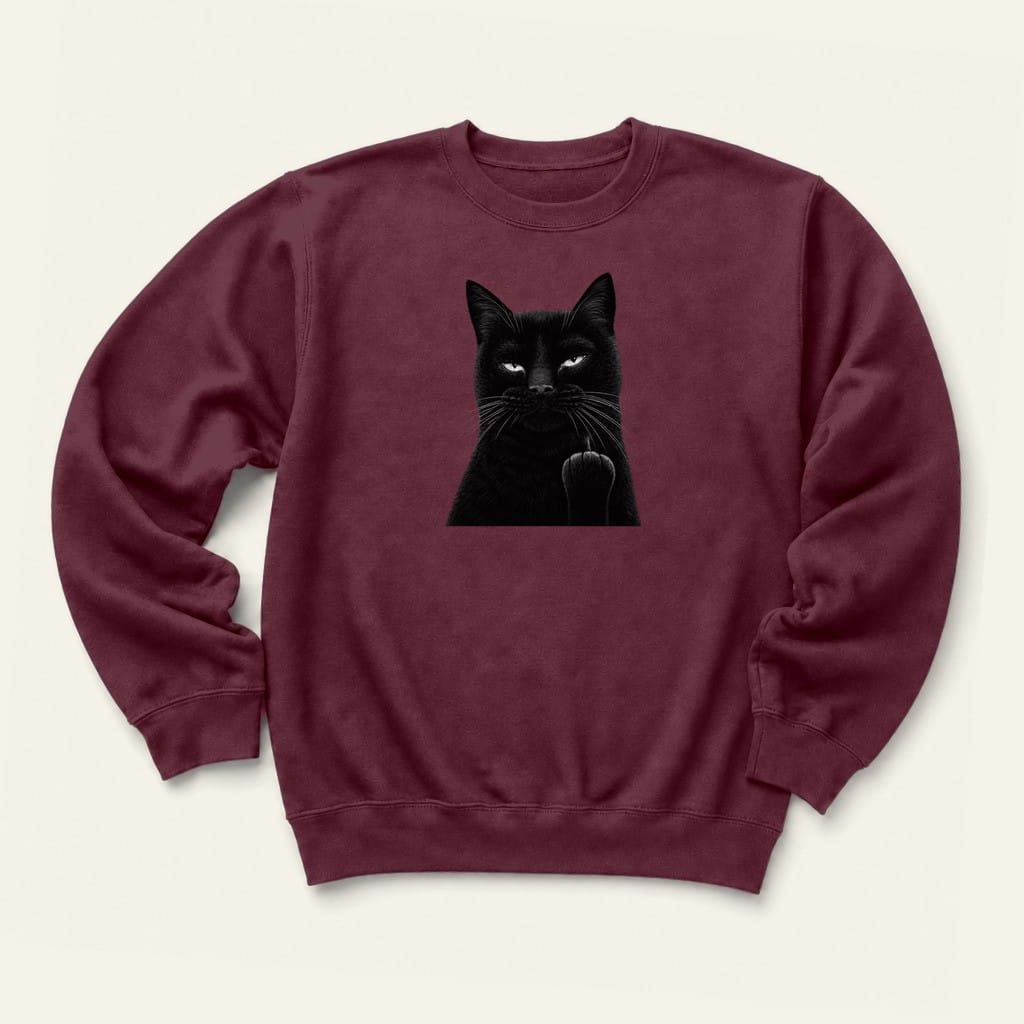 Birdie Sweatshirt in Maroon