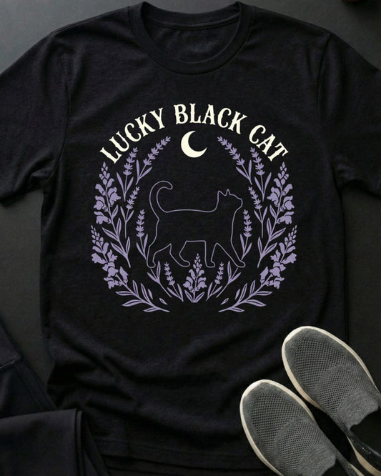Lucky Black Cat Tee
