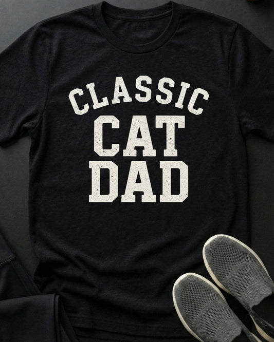 Classic Cat Dad Tee