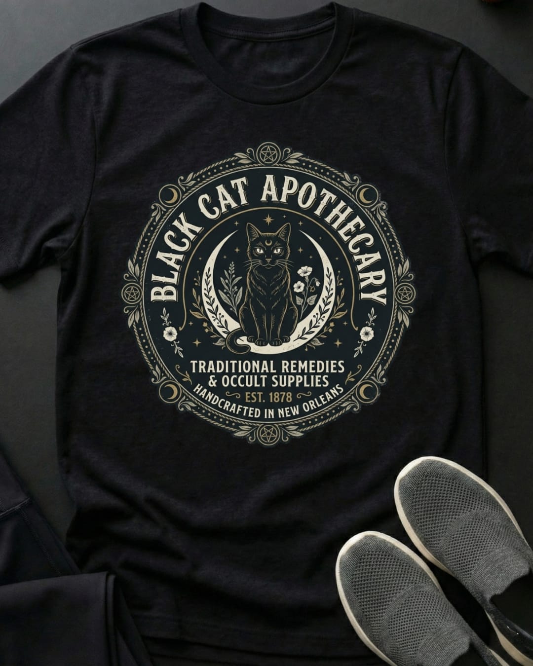 Black Cat Apothecary Tee